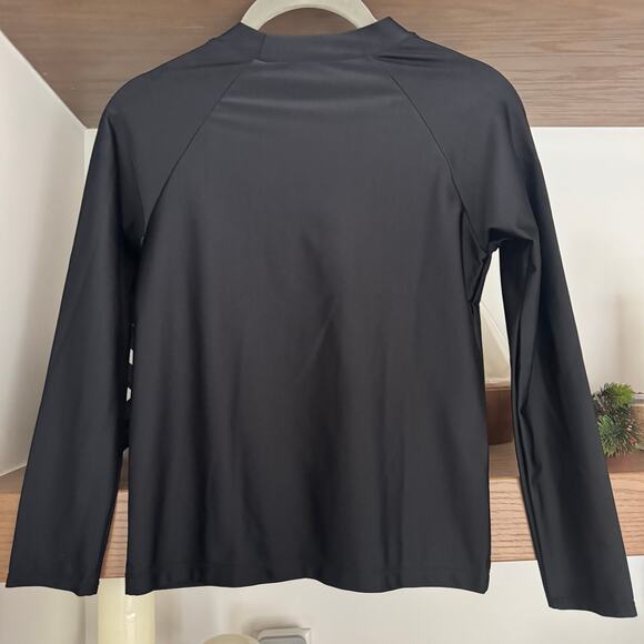 Adidas Long Sleeve Rash Guard in Black - Picture 3 of 5
